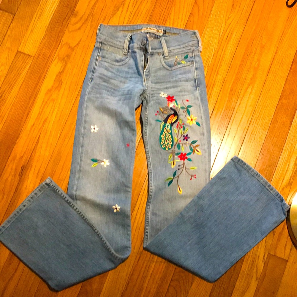 Allen B embroidered jeans